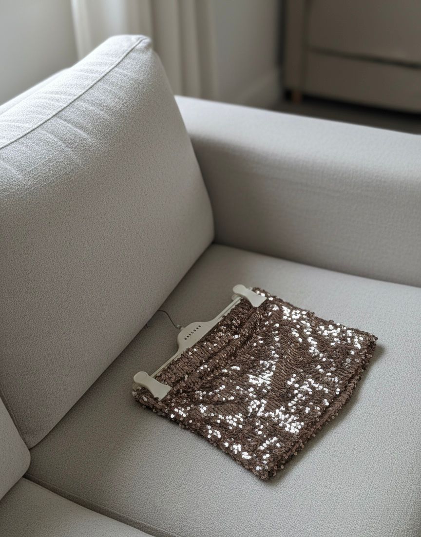 Top pailettes Haveone - bronzo