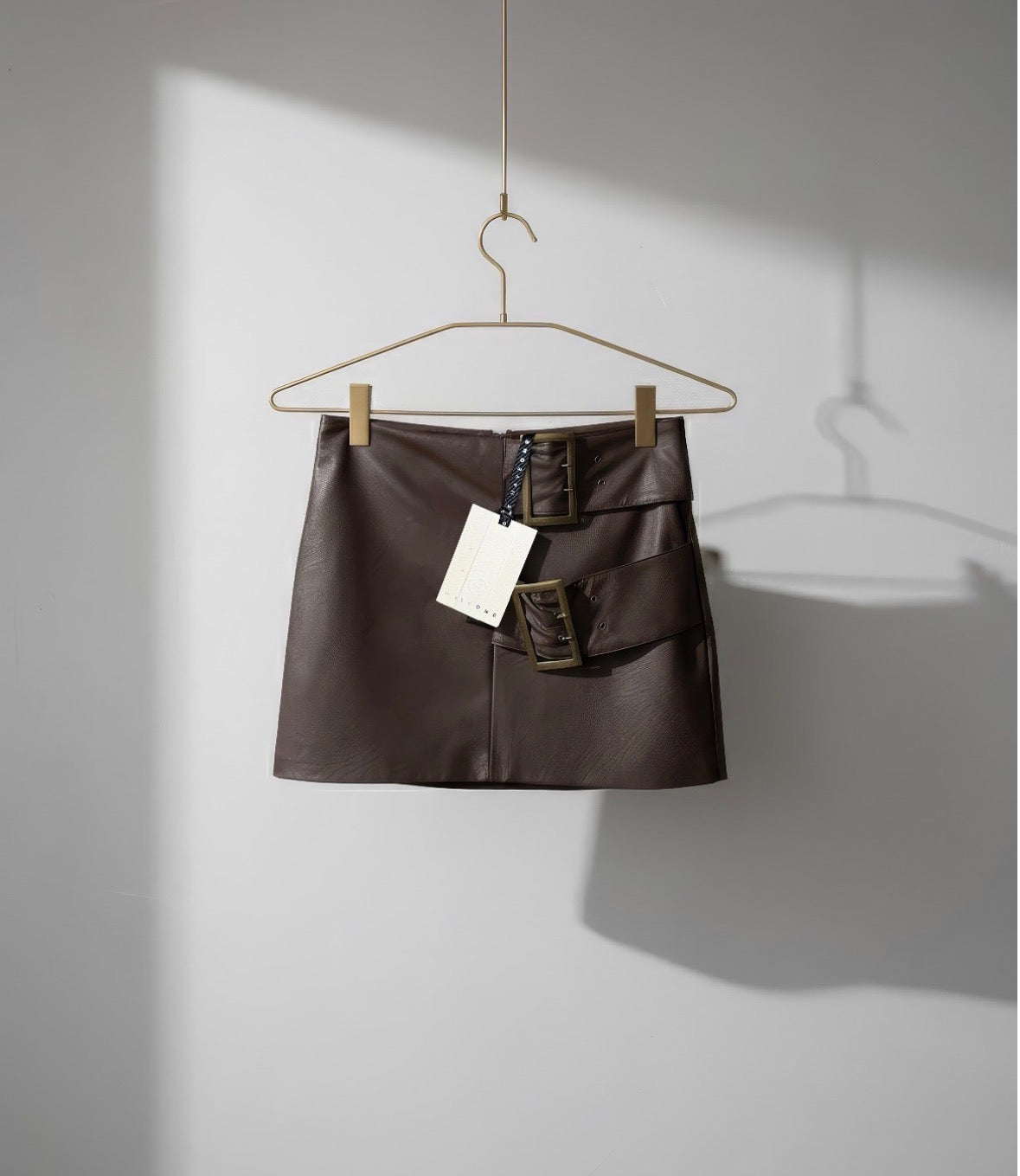 Minigonna ecopelle HaveOne Moro