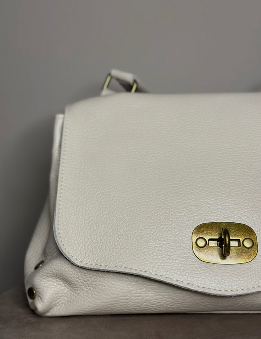 Borsa suede e pelle Diana