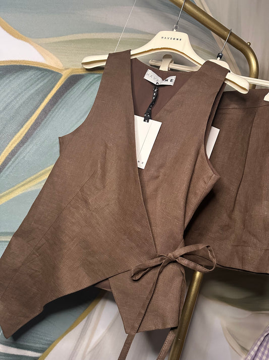 Completo HaveOne Lino Cioccolato