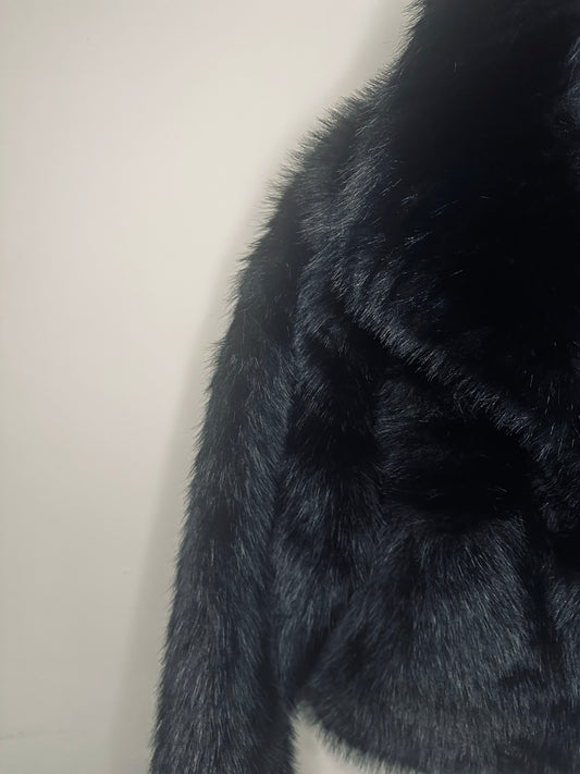 Eco fur nera KIKISIX