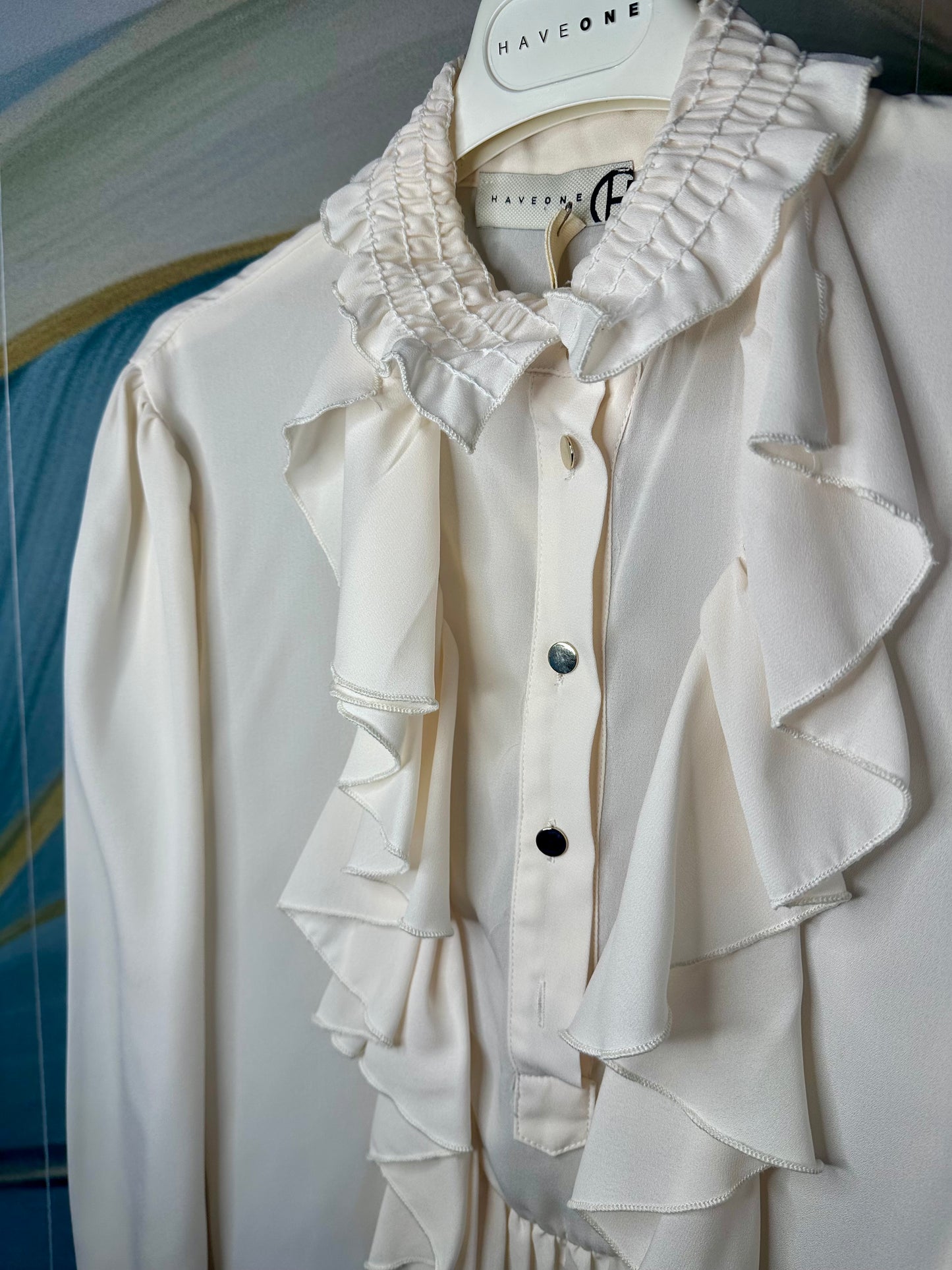 Camicia rouches Haveone