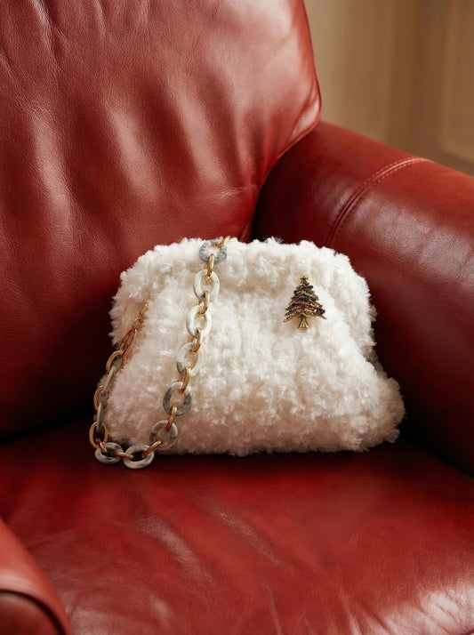 Clutch nuvola-Albero di Natale