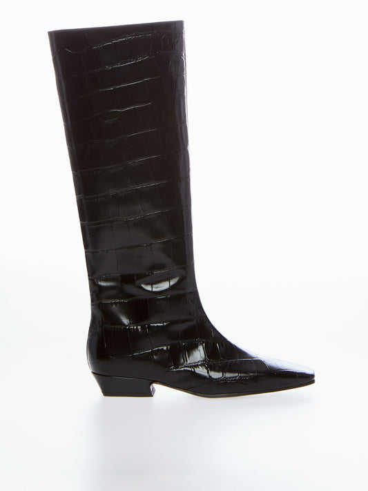 Stivali in pelle stampa cocco Ovyè