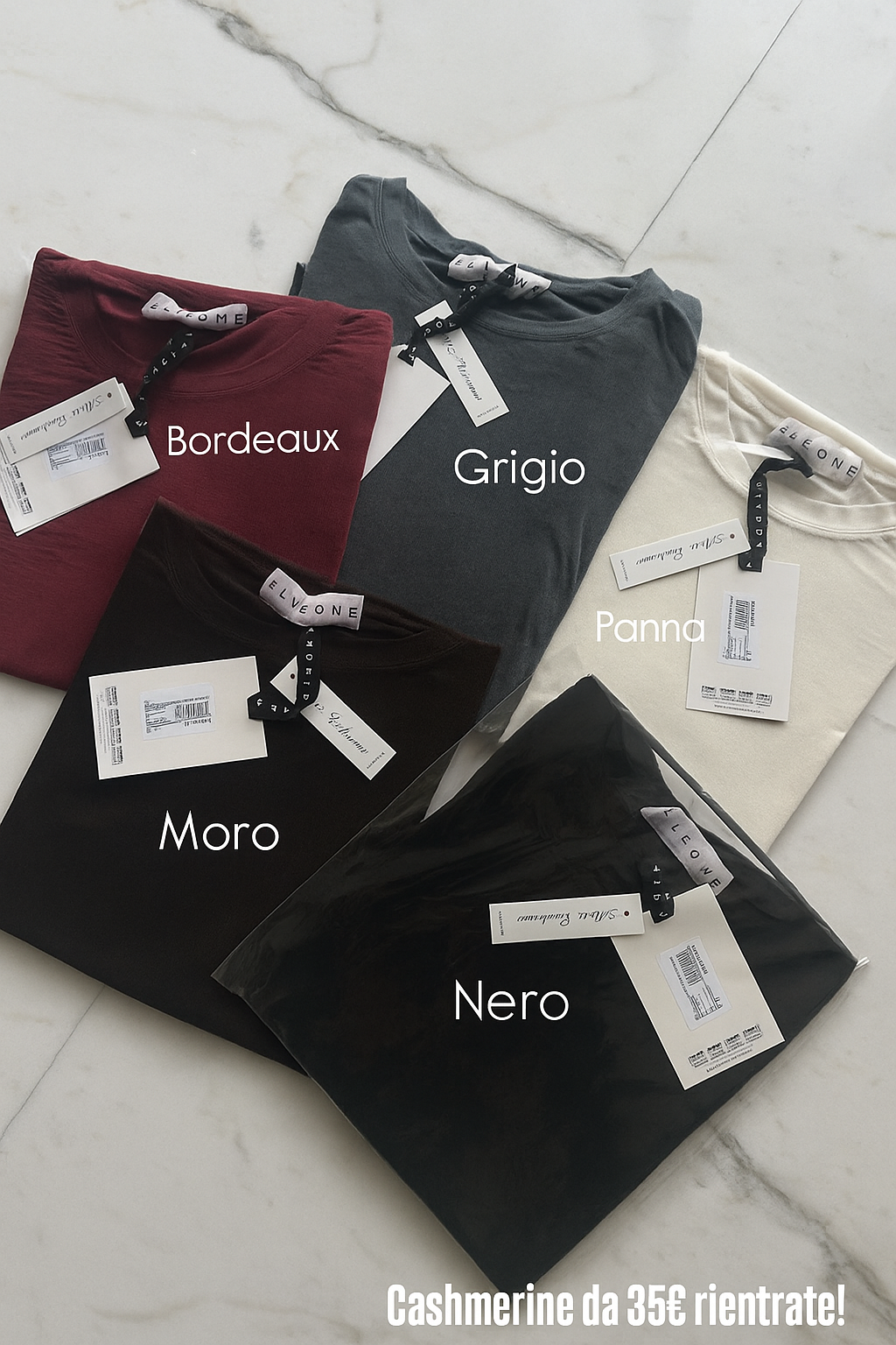 Maglia girocollo misto cashmere-Haveone