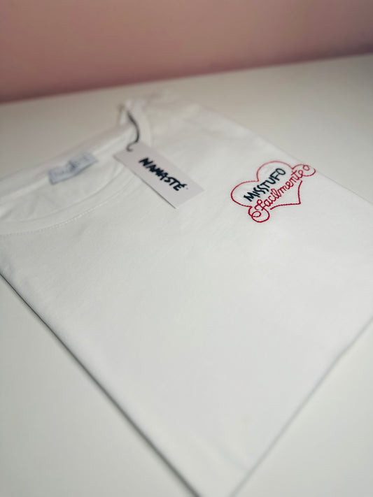 T-shirt ricamo Miss Stufo facilmente