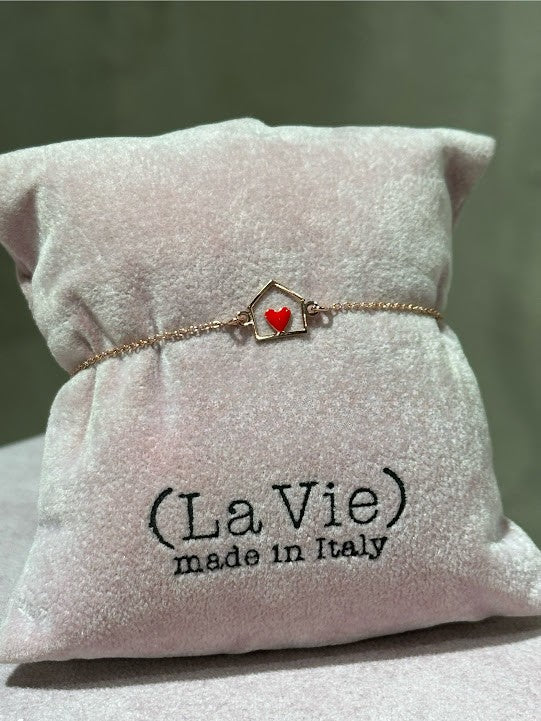 Bracciale casina rossa