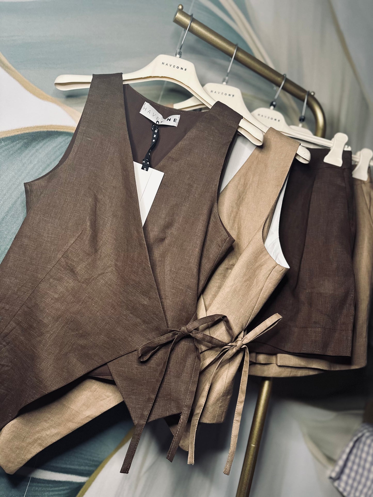 Completo HaveOne Lino Cioccolato