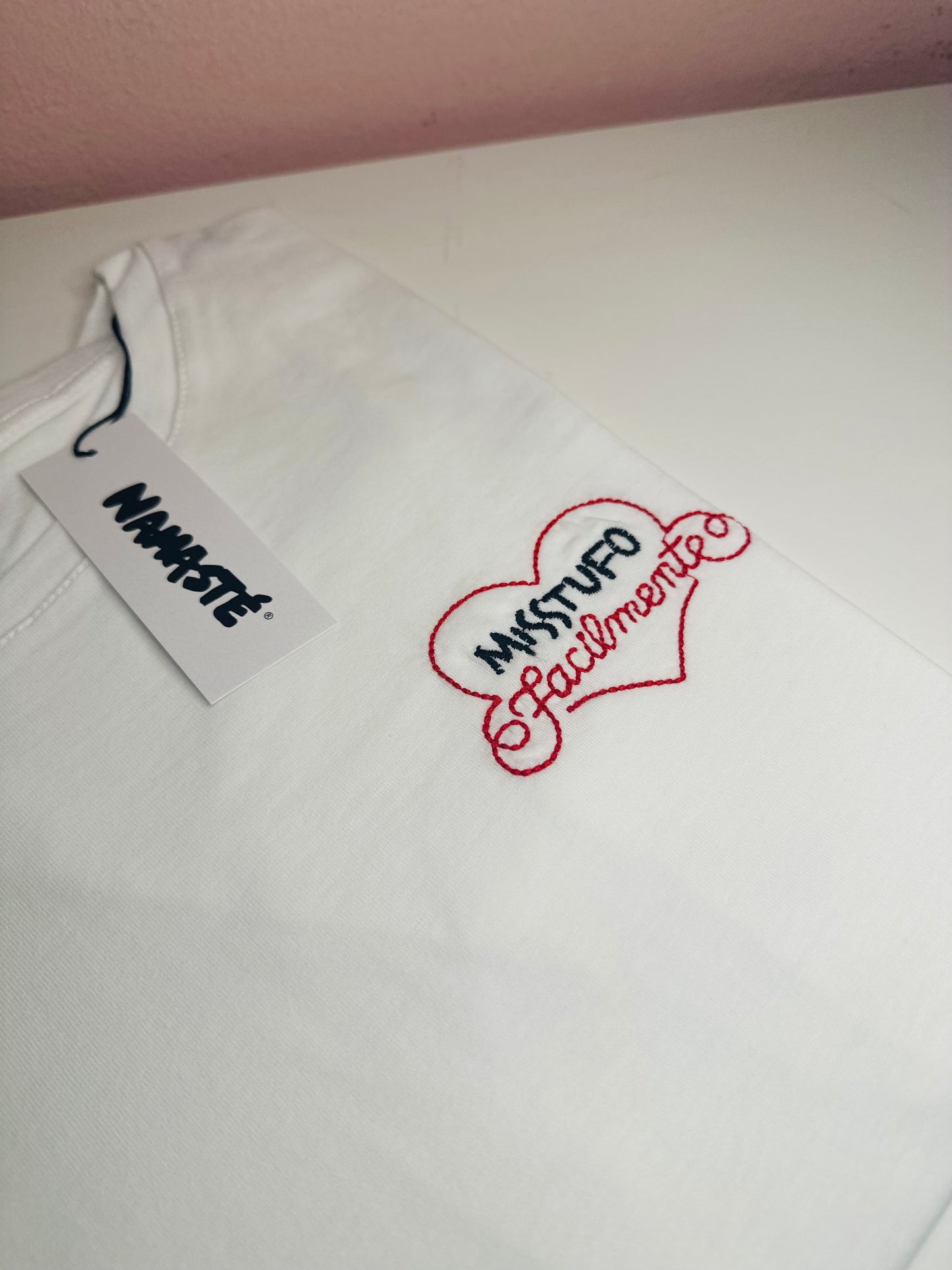 T-shirt ricamo Miss Stufo facilmente