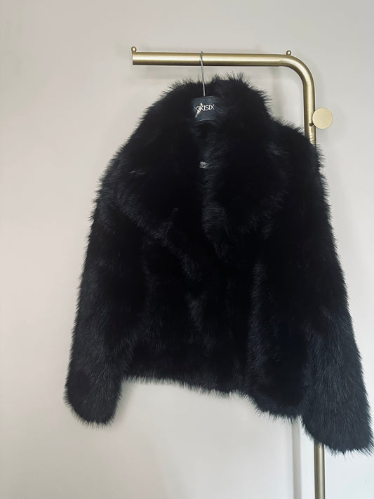 Eco fur nera KIKISIX