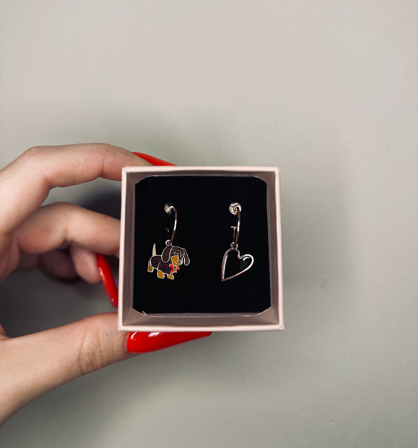 Orecchini Micro Cerchio con Charm