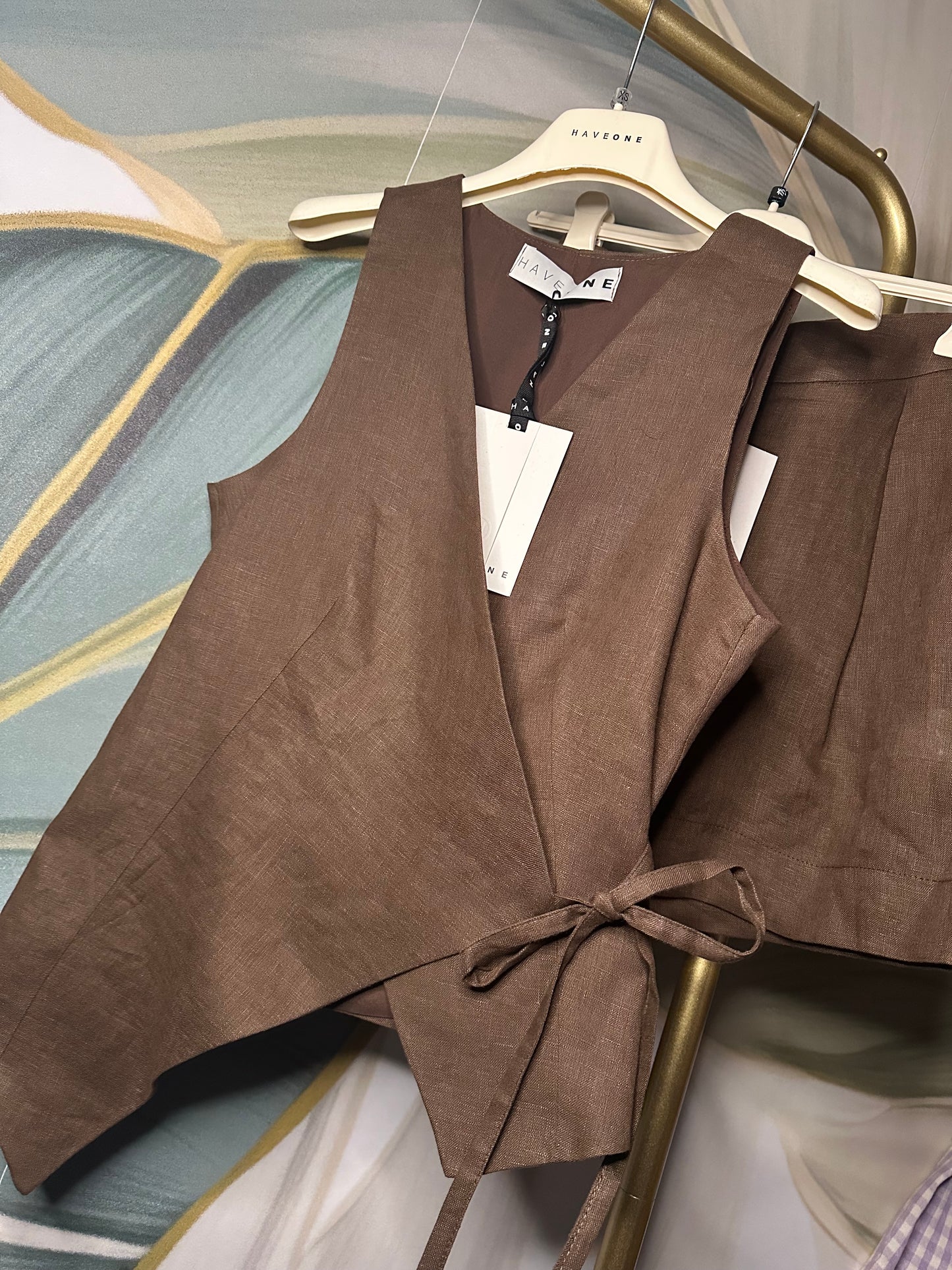 Completo HaveOne Lino Cioccolato