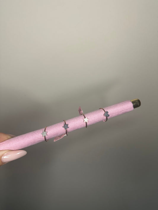 Anelli micro charm regolabili