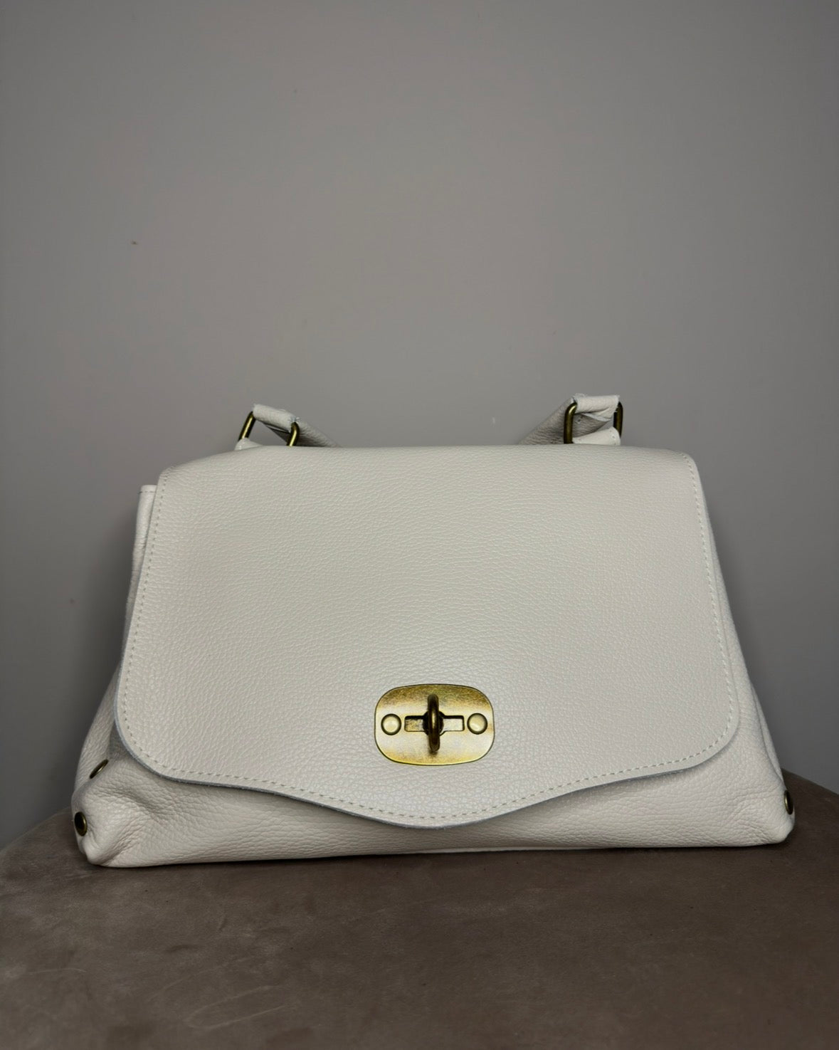 Borsa suede e pelle Diana