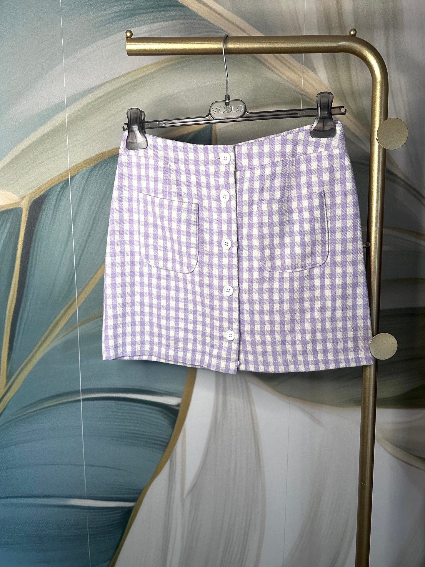 Minigonna bottoni Lumina