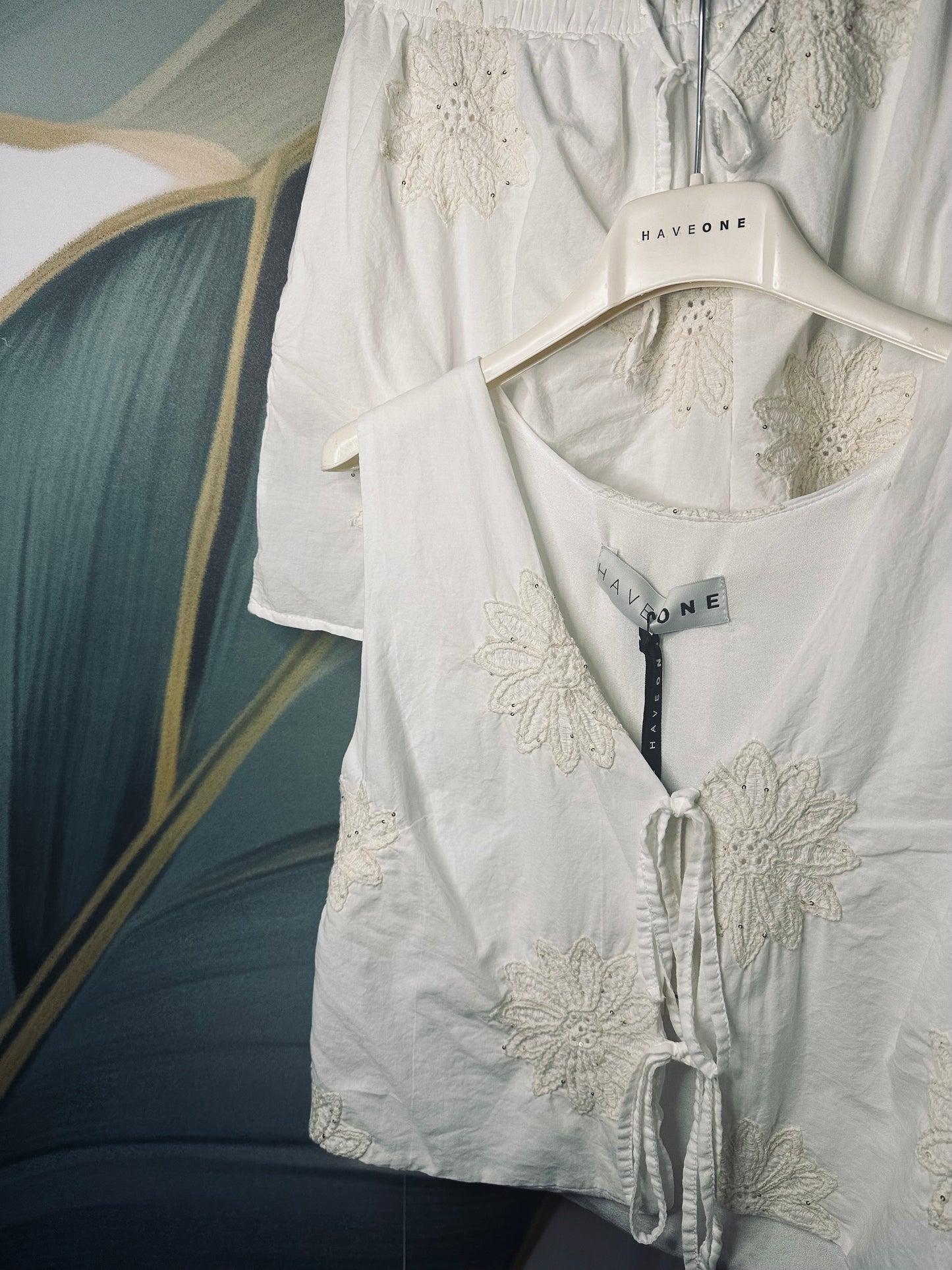 Completo Gilet+pantaloncino pizzo San Gallo HaveOne