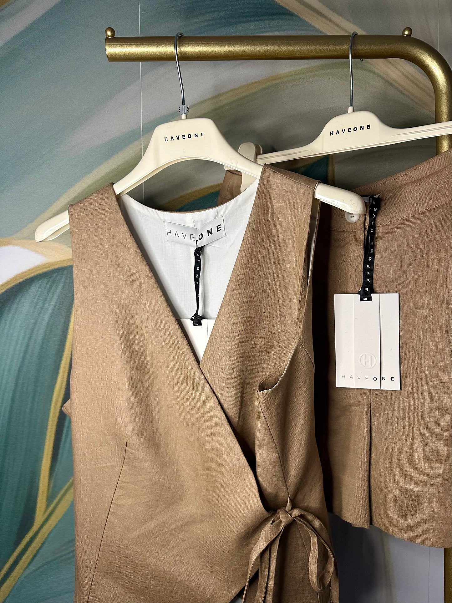Completo HaveOne Lino cammello