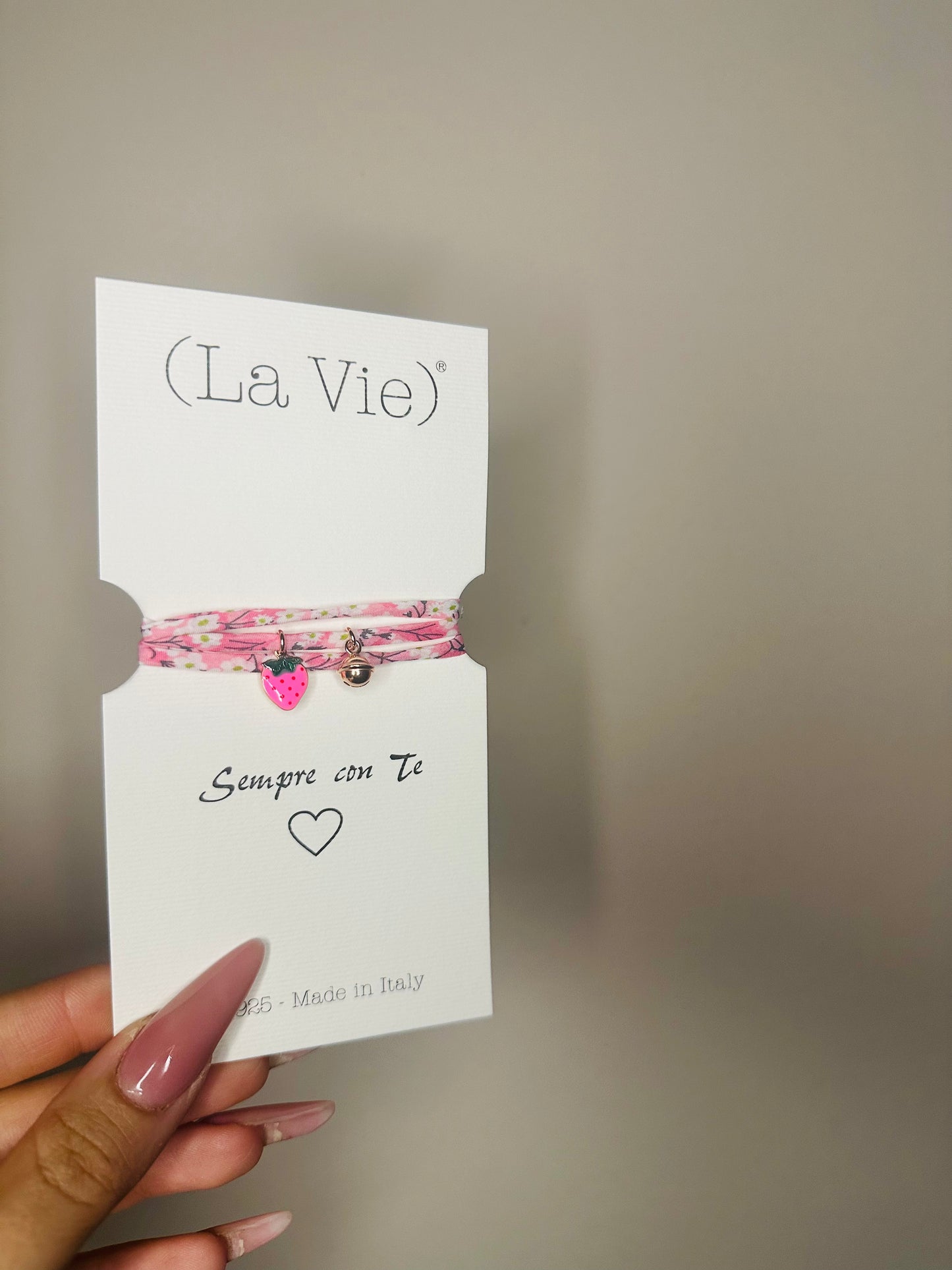 Bracciale liberty fragolina