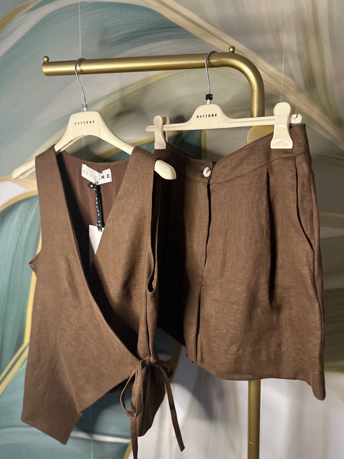 Completo HaveOne Lino Cioccolato