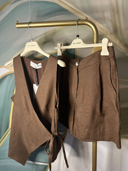 Completo HaveOne Lino Cioccolato