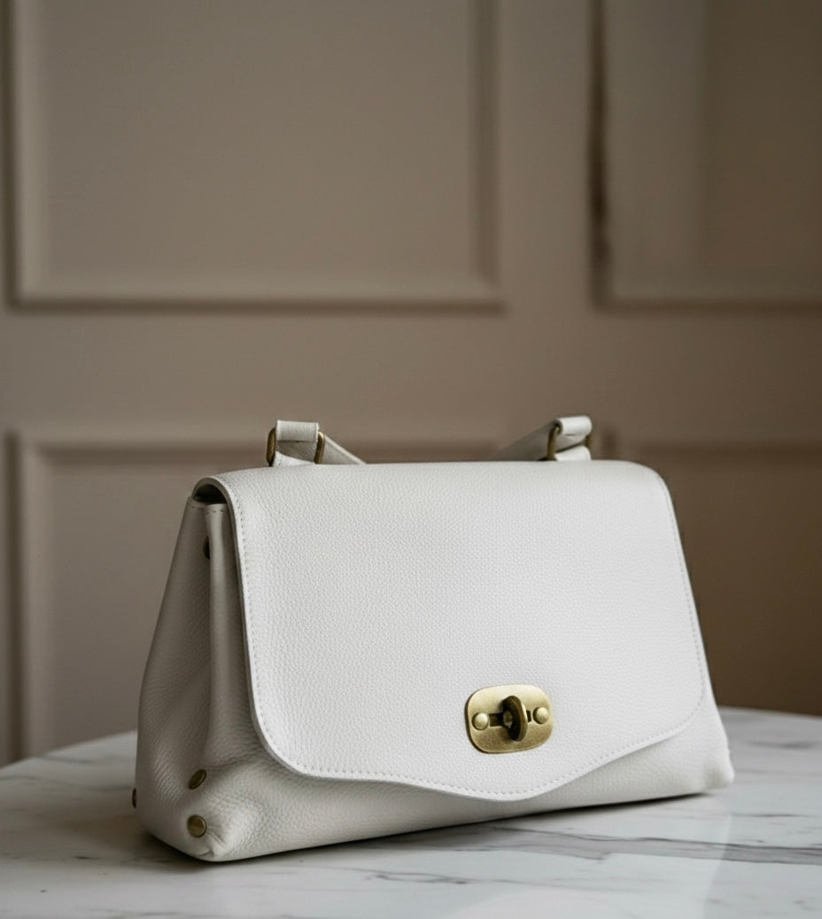 Borsa suede e pelle Diana