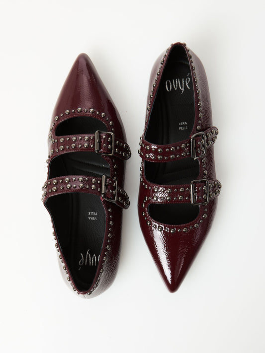 Scarpa bassa in Naplak Vino- Ovyé