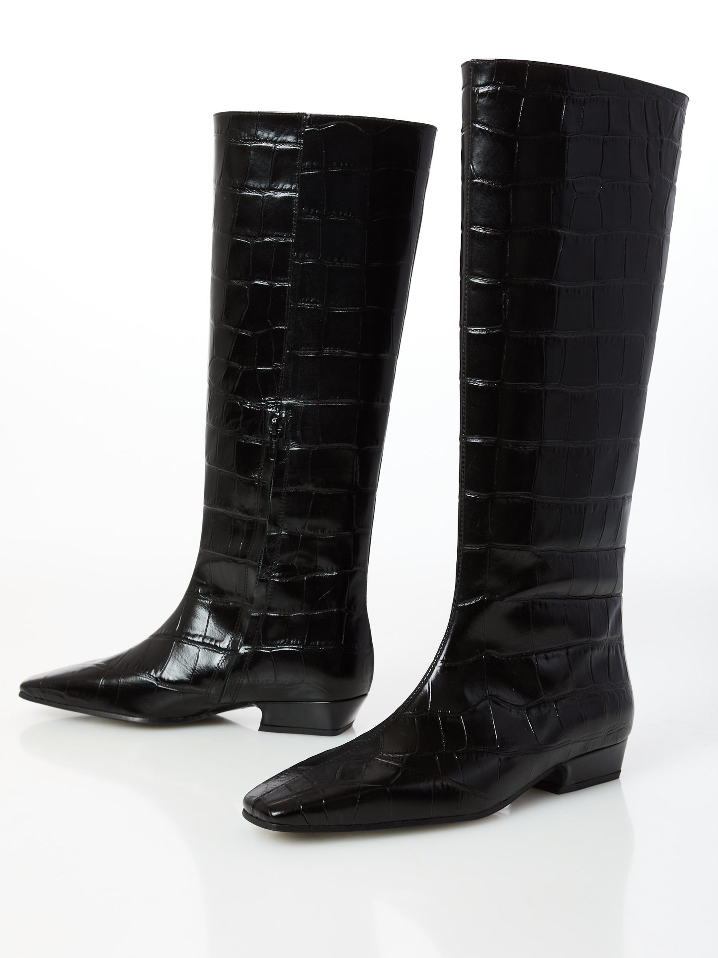 Stivali in pelle stampa cocco Ovyè